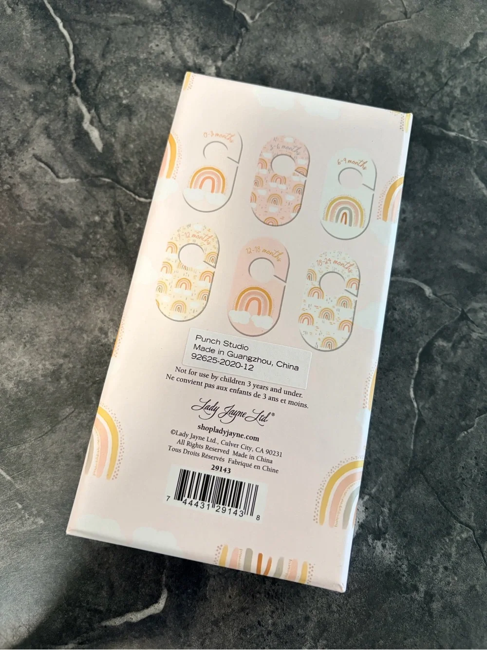 Baby clothes closet dividers